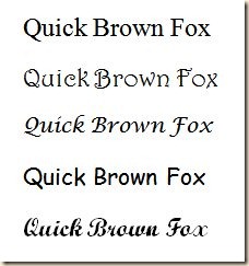 The quick brown fox cursive writing