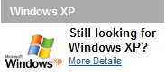 Windows XP still available from Dell