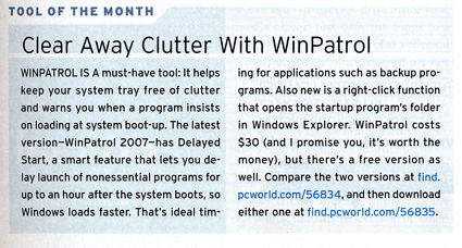 Tool of the Month, June 2007 PC World