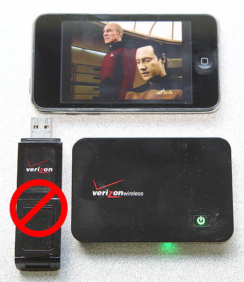 Using Verizon MiFi to watch TV