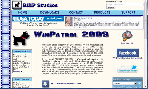 New web design for WinPatrol.com