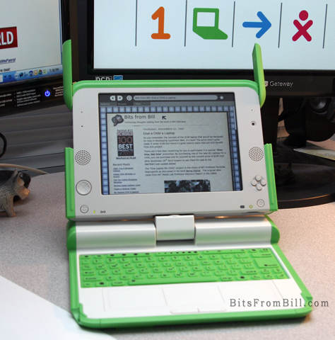 My new Give One, Get One OLPC Laptop