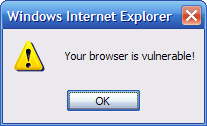 According to Secunia, my browser is vulnerable
