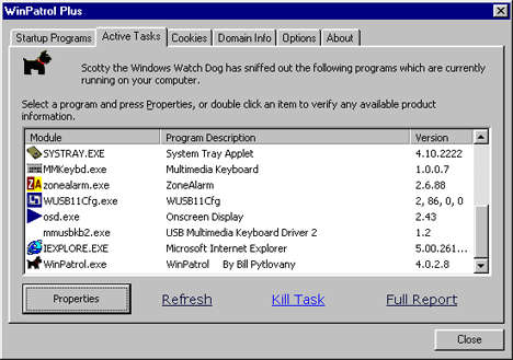 A really old WinPatrol 4.0